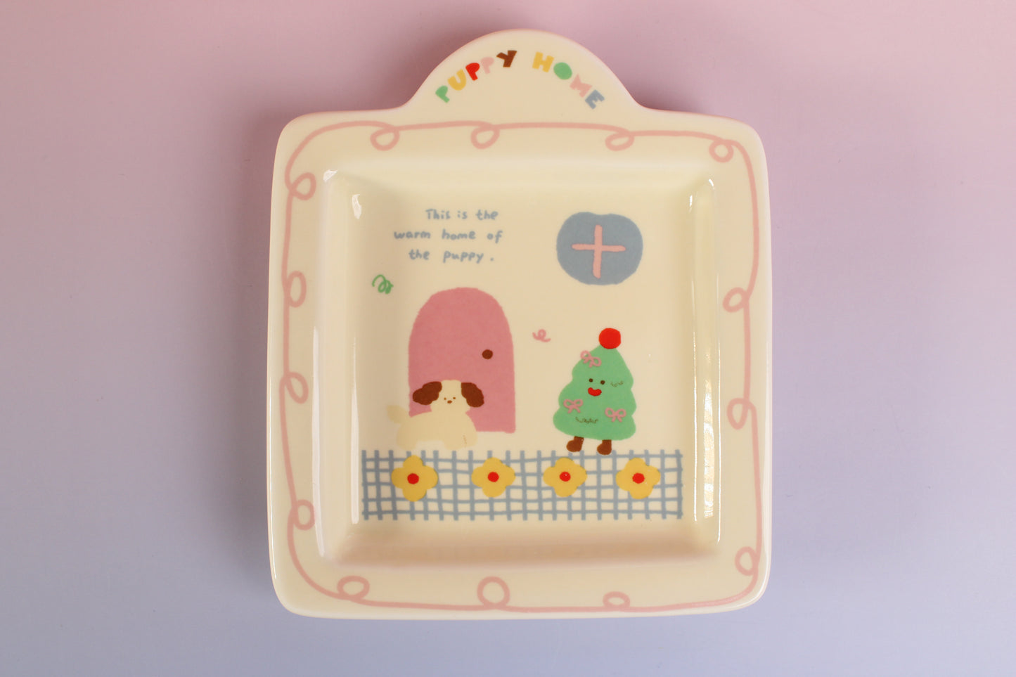 Puppy & Tree Plates