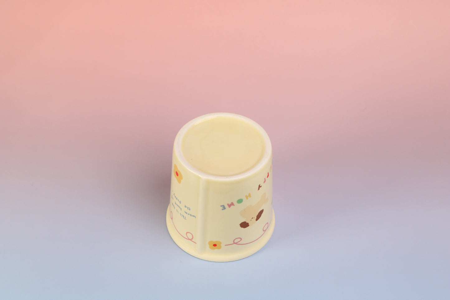 Cute Puppy Home Ceramic Mug - Kawaii Cartoon Dog Cup for Breakfast, Milk & Dessert, 9 oz