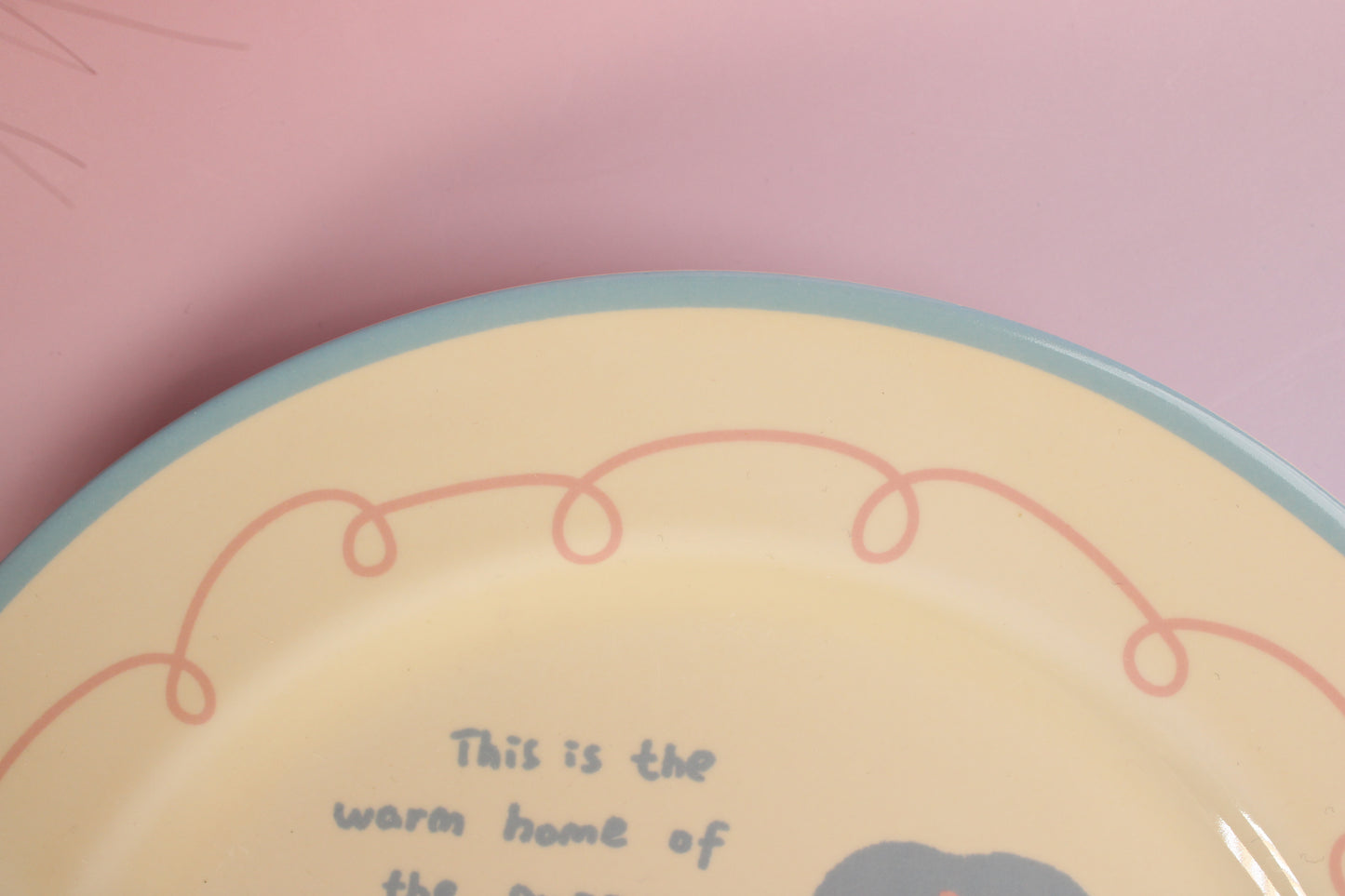 Kawaii Puppy Home Ceramic Dish – Warm Puppy & Christmas Tree Plate, Hand-Painted-Lovely Plates for home ritual meals – Dessert Plate -High Value Breakfast Plate