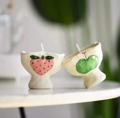 Ceramic Box Artistic Clay Aromatherapy Candle Holder Fresh Sister Incense & Diffuser for Birthday Gift